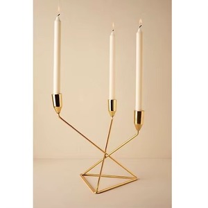 <b>Decorative</b> metal candle stand for dining tables, weddings, and special occasions - Product Image 1