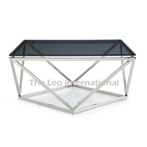 Mesa de centro de diseño ventajoso en aluminio y madera para uso en interiores y exteriores - Product Image 6