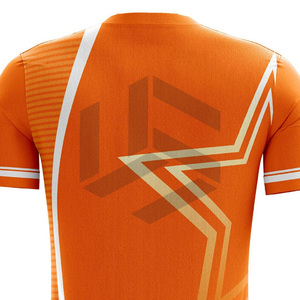 Wholesale Price Stock Unisex Soccer Jersey Customized Logo Design Breathable Moisture-Wicking Anti-UV Custom Team <b>Name</b> Short - Product Image 4