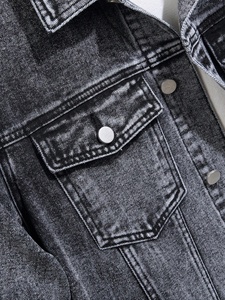 Chaqueta de Mezclilla Transpirable para Hombre, Buena Calidad a Precio Razonable, Impresión de Logotipo Personalizado, Chaqueta de Mezclilla para Hombre - Product Image 4