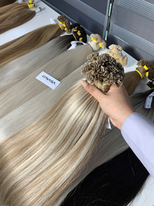 Precio de Mayorista, Extensiones de Cabello Humano Vietnamita Virgen de 100 Gramos con Punta Plana, Calidad Super Double Drawn en Todos los Colores, 60 cm - Product Image 6