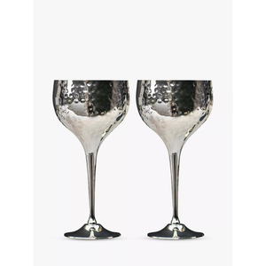 Modern Luxury Black Hammered Metal <b>Wine</b> <b>Goblet</b> Stainless Steel Stemmed <b>Goblets</b> Custom Logo Wholesale Drinkware For Restaurants - Product Image 5