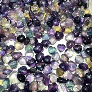 Wholesale Hot Selling High Quality Grade Natural Natural Green Fluorite Tumbled Stones Rhodonite for Women Jewelry - Product Image 4