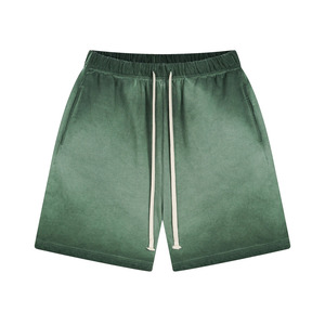 Pantalones Cortos de Lona para Hombre Estilo Vintage, Lavado Ácido, Aspecto Desgastado, Suaves, Transpirables, Cintura Elástica, Ropa Casual de Verano, Corte Holgado - Product Image 5