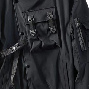 เสื้อแจ็คเก็ตเทคแวร์ทรงหลวมสไตล์ลำลองคุณภาพสูง ซิปหน้า กันน้ำ เหมาะสำหรับใส่กลางแจ้ง มีกระเป๋าอเนกประสงค์ที่แขนเสื้อ สไตล์ไฮสตรีท - Product Image 6