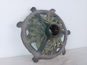Antique cast iron Christmas <b>tree</b> stand, Vintage Christmas, Rustic Farmhouse Christmas <b>tree</b>, Made in Germany, Christmas <b>tree</b> - Product Image 5