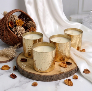 Bulk Price Golden Metal Glass <b>Candle</b> Brass Coated Urli Natural <b>Wax</b> <b>Candle</b> Design Festive Gift Item With Customize Decorative Box - Product Image 3