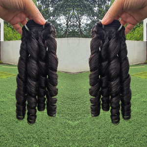 Extensiones de Cabello Rizado Beauty Hair Love Fumi, Doble Trama, Cabello Humano Virgen Remy Indonesio 100%, Permanente y Todos los Colores - Product Image 6