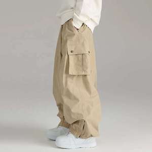 Pantalones de esquí y snowboard impermeables de talla grande para hombre y mujer, cortavientos, térmicos, tipo cargo, holgados, para invierno y actividades al aire libre. - Product Image 4