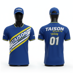 Camiseta de Tenis para Hombre, 160 GSM, Poliéster Premium Transpirable, Panel Frontal con Degradado, Sublimación, Logotipo Personalizado - Product Image 6