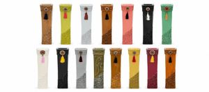 Decorative Resin <b>Flower</b> <b>Pot</b> Planter Tall <b>Rectangular</b> Vase Textured Glitter Beaded Home Decor - Product Image 3