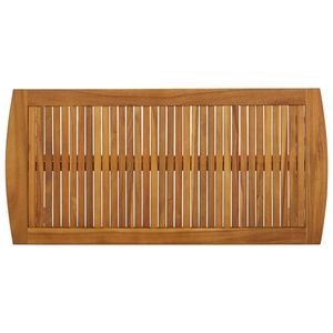 Tavolino da Caffè in Legno di Acacia Naturale di Media Durata - Product Image 4