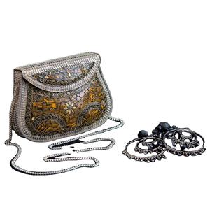 Exclusive Ladies Metal Mosaic Clutch Bags Handcrafted Women Mosaic Clutch bag FOR WOMEN BY LUXURY CRAFTS - Product Image 1