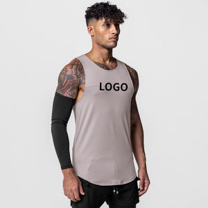Débardeur de sport pour homme personnalisé avec logo, séchage rapide, idéal pour la course à pied, le fitness et le cyclisme en extérieur – Vente en gros - Product Image 2