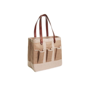 Bolsa de Almacenamiento de Yute de Gran Capacidad con Cierre de Cremallera para Viajes y Soluciones de Almacenamiento en el Hogar - Product Image 1