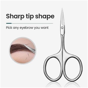 Ciseaux à cuticules en acier inoxydable, ciseaux de précision courbés pour manucure, coupe-cuticules - Product Image 3