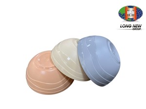 Ensemble de bols à salade et à soupe en plastique OEM personnalisés, extérieur côtelé, qualité alimentaire, incassables, bols de service pour restaurant - Product Image 4