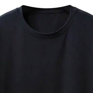 T-shirts décontractés pour hommes noirs à logo personnalisé très demandés, de haute qualité, 100 % coton et polyester, col rond, streetwear - Product Image 5