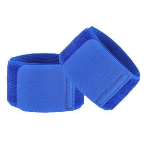 Sangle de cheville en néoprène bleue pour l'entraînement de boxe, support élastique confortable, utilisation toutes saisons - Product Image 1