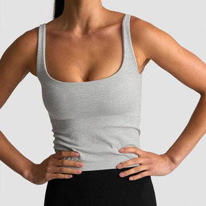 <b>Ladies</b> Gym <b>Tank</b> <b>Top</b> Quick Dry Breathable Jersey 100% Cotton Eco-Friendly Custom Color & Logo OEM Service - Product Image 5