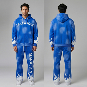 Survêtements confortables et respirants, vêtements de sport de haute qualité, survêtement de jogging personnalisé pour hommes, survêtement brodé pour hommes - Product Image 5