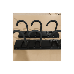 Heavy Duty Steel Bike Hook Rail System Wall Mounted <b>Garage</b> Storage <b>Rack</b> Space Saving Bicycle Holder <b>For</b> Multiple Bikes GAR010 - Product Image 1