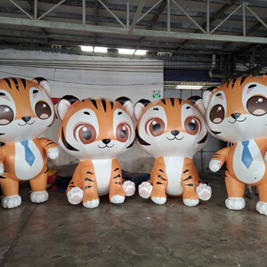 Modelo de Tigre Inflable de PVC - Decoración Resistente de 2m para Eventos al Aire Libre - Product Image 3