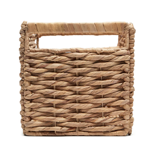 High Quality Water Hyacinth Basket, Hand Woven <b>Storage</b> Hamper With Handle Custom Handcrafted Home Decor From Vietnam - Product Image 4