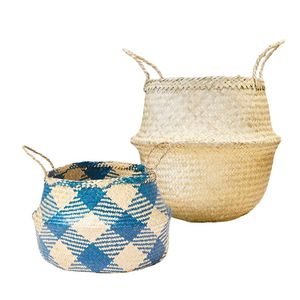 Decorative Handmade SEAGRASS BELLY <b>BASKETS</b> for Plant Pot Cover and Decor, Decorative Home Accessory - Product Image 1