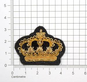 Écussons brodés personnalisés à coudre, en tissu noir, style classique, applique pour vêtement, forme irrégulière - Product Image 5