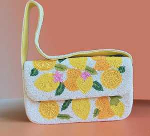 Pochette brodée ethnique, sac à main pour femme fait main, économique, pour mariage, fête et festival - Product Image 1