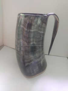 Bière en corne de boeuf de buffle Viking Vintage Horn Mug à collectionner pour la maison et l'hôtel du fournisseur indien - Product Image 6