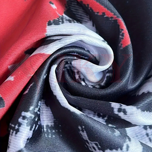 Conjunto de Traje de Compresión Abstracto Negro, Rojo y Blanco con Mangas Estampadas, Leggings Artísticos y Fabricación de Ropa Deportiva Personalizada - Product Image 3
