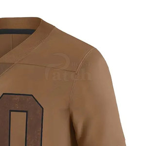 เสื้อกีฬาระบายอากาศได้ดีสำหรับผู้ชายด้วยผ้าเนื้อนุ่มสวมใส่สบายเหมาะสำหรับกิจกรรมแฟนฟุตบอลบาสเก็ตบอลและคริกเก็ต - Product Image 4