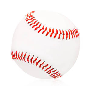 Pelota de Béisbol de Goma Ligera y Duradera para Uso en Interiores, con Bate de Madera y Logotipos Personalizados, Diseño de Corazón Sólido - Product Image 1