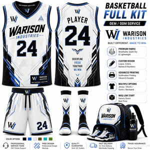 Unisex Quick Dry Basketball Uniform Set 100% Polyester Basketball Uniform Accessories Sublimation Basketball Uniform Kit - Product Image 2