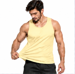 Camiseta sin mangas para hombre, de secado rápido, deportiva, para gimnasio, transpirable, para fitness, talla grande, con logo personalizado, color OEM, ODM, venta al por mayor - Product Image 5