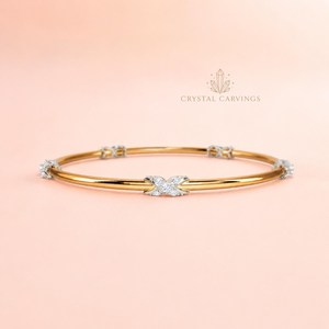Minimalist Bangle <b>Bracelet</b> 925 Sterling <b>Silver</b> Gold Plated Butterfly <b>Charm</b> Dainty Stackable Jewelry Wholesale Manufacturer - Product Image 4