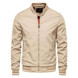 Chaqueta Bomber Casual para Hombre, Ropa de Abrigo Masculina, Chaqueta de Negocios, Ropa de Marca, Chaquetas y Abrigos, Ropa de Exterior, Tejida - Product Image 5