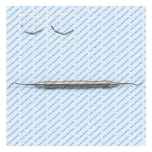 Premium Dental <b>Sickle</b> Scaler 204S Posterior Stainless Steel Periodontal Hygiene Dental Instrument Dental Calculus Removal Tool - Product Image 1