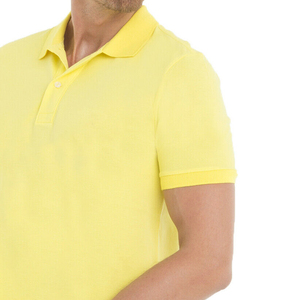 Men Polo <b>Shirt</b> 3/4 Sleeves Polyester Cotton Blend Fabric Button Up <b>Collar</b> <b>T</b> <b>shirt</b> - Product Image 2