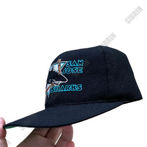 Gorra Snapback Sibrin Personalizada Premium de los San Jose Sharks con Bordado 3D, Ajustable, para Ciclismo al Aire Libre y Equipos de Hockey Profesional - Product Image 3