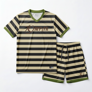 Ensemble maillot et short de volley-ball personnalisé violet foncé à imprimé animalier, OEM, anti-humidité, uniforme d'équipe, sublimation, Activewear - Product Image 1