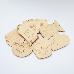 ชุดระบายสีงานฝีมือไม้ขัดเงาแบบกำหนดเอง ปี 2023 จัดส่งรวดเร็ว สำหรับเด็ก ชุดสร้างสรรค์ธีมฮาโลวีน ลายไม้โบราณ - Product Image 3