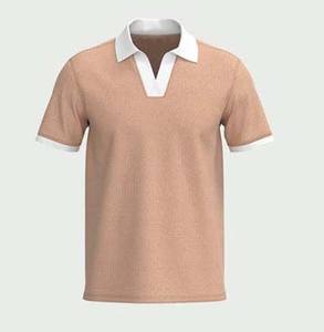 เสื้อเชิ้ตแขนสั้นลำลองผู้ชาย ผ้าถักเนื้อแน่น สีตามสั่ง โพลีเอสเตอร์ ยืดหยุ่น ไม่ยับ ระบายอากาศได้ดี น้ำหนักเบา - Product Image 1