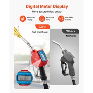 Ugello Digitale per Carburante da 1 Pollice con Girevole, Portata Massima 12.6 GPM, Ugello Pompa Diesel/Gas con Spegnimento Automatico, 3/16 (OD=20mm) - Product Image 3