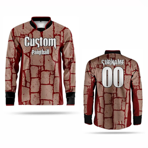 2025 Men's <b>Paintball</b> Jersey Set Long Sleeve Woodland Hunting Outdoor Quick-drying Breathable Durable Polyester Tech Fabric - Product Image 4
