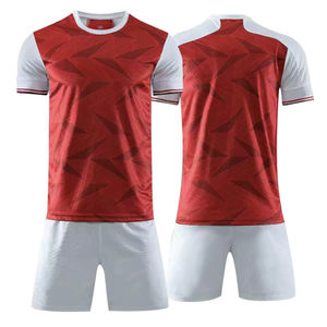 Vêtements de sport de haute qualité, respirants, 100% polyester, séchage rapide, broderie 3D sur le devant, fabrication en usine, uniforme de football, couleur personnalisée - Product Image 2