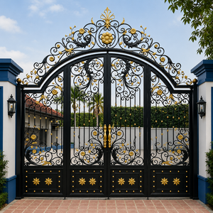 Premium Custom Wrought Iron <b>Gates</b> with Maximum Security, Privacy, Heavy-Duty Construction, and Timeless Elegance for Every Home. - Product Image 3