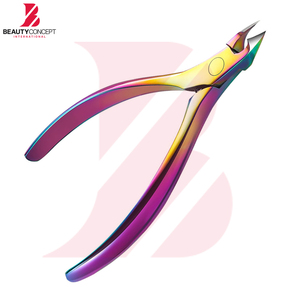 ที่ตัดหนังกำพร้าเคลือบสีรุ้งไทเทเนียม ใบมีดคม ตัดหนังกำพร้าได้อย่างมืออาชีพ อุปกรณ์ดูแลเล็บมือสำหรับร้านทำเล็บ - Product Image 3